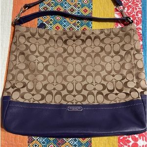 Coach Park Signature Indigo Hobo F23279